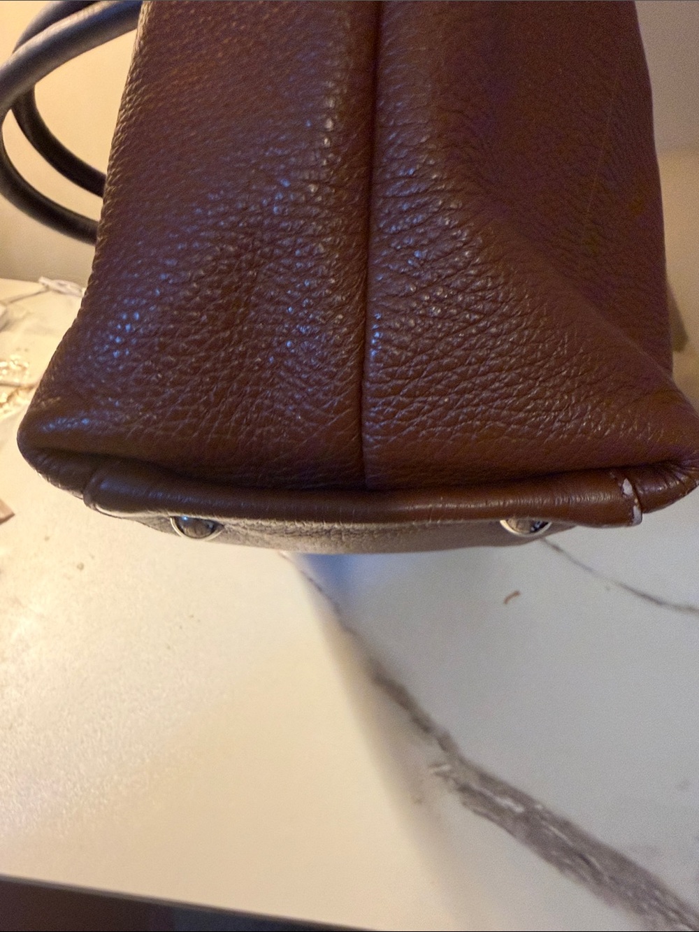Furla Classic Leather Tote Bag in Brown - Picture 6 of 8